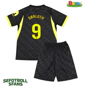 Atletico Madrid Alexander Sorloth #9 Bortaställ Barn 2026-27 Kortärmad (+ Korta byxor)